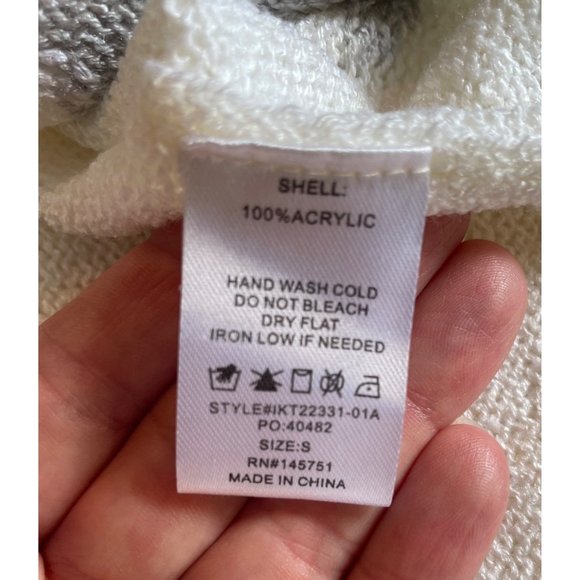 Altar'd State Cream Tank Top Knit Sweater Size S - Picture 12 of 12